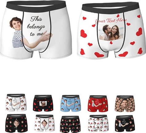 boyfriend in boxers|Amazon.com: Personalized Boxers For Men.